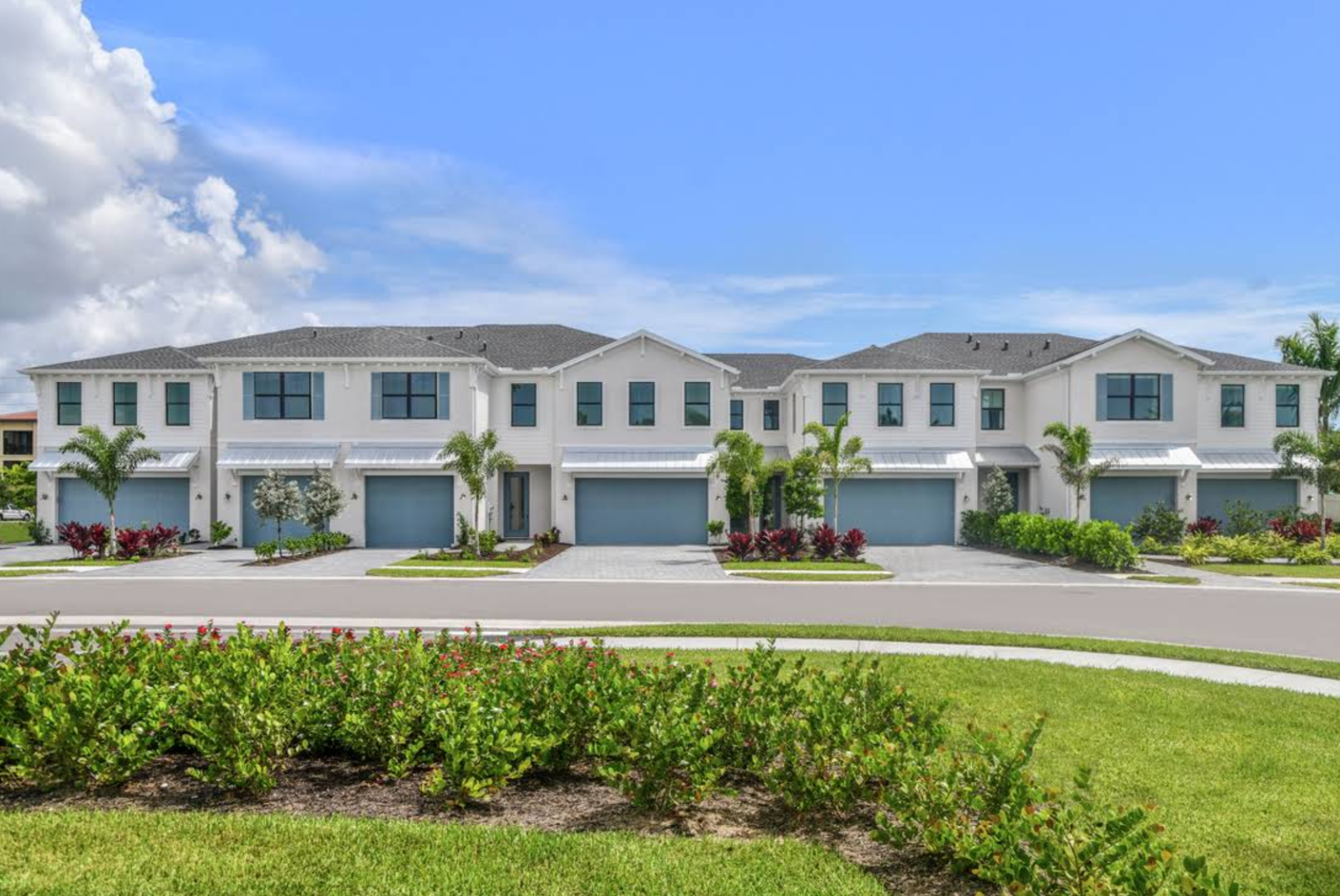 Juniper Pointe build-to-rent townhome community in Naples, Florida