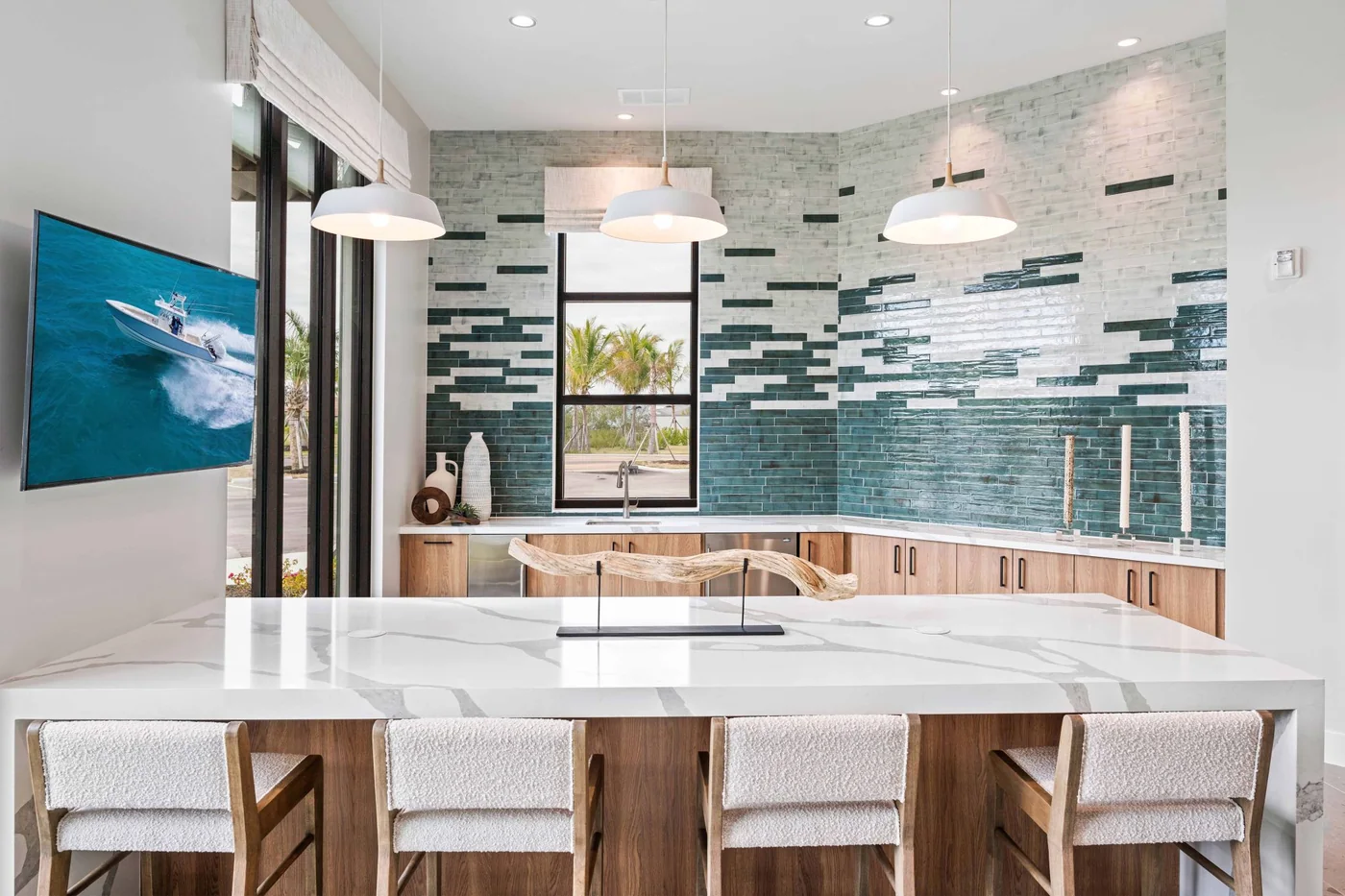 Clubhouse interior at Siesta Lakes